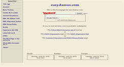 Desktop Screenshot of easydamus.com