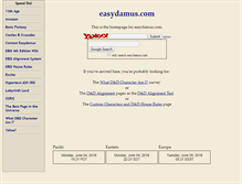 Tablet Screenshot of easydamus.com